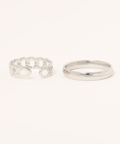 LUGG NAGG(ラグナグ)の「【466933】シンプルシルバーリング2点セット(RZ)(リング・レディース・シルバー系1/シルバー系2・FREE)」の11枚目の写真
