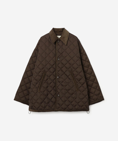 THE SHINZONE(ザ シンゾーン)の「THE SHINZONE |〈別注〉QUILTING SHORT COAT WOMEN(ナイロンジャケット・レディース・ブラウン/ブラック・F)」の3枚目の写真