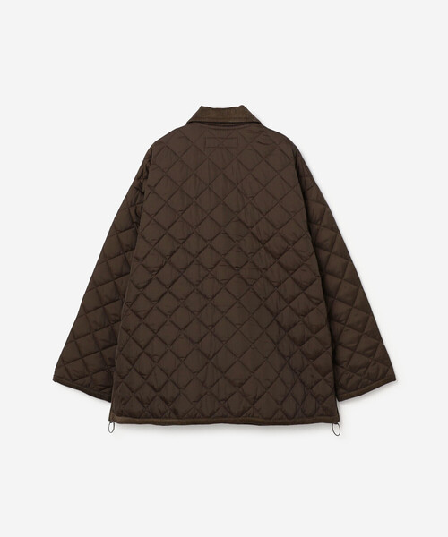 THE SHINZONE(ザ シンゾーン)の「THE SHINZONE |〈別注〉QUILTING SHORT COAT WOMEN(ナイロンジャケット・レディース・ブラウン/ブラック・F)」の4枚目の写真