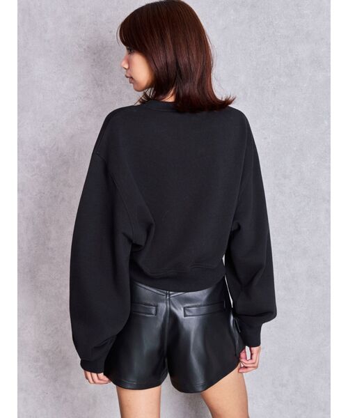 GYDA(ジェイダ)の「ハイウエストEYELET STRAP CARGOフェイクレザーショートパンツ(その他パンツ・レディース・ブラック・MEDIUM/SMALL)」の12枚目の写真