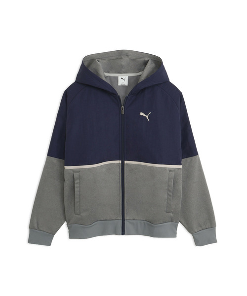 PUMA(プーマ)の「PUMA プーマ メンズ ESS エレベーテッド ウィンドブロック フルジップ フー(パーカー・メンズ・モスグリーン/ブラック/ライトグレー・XX-LARGE/X-LARGE/SMALL/MEDIUM/LARGE)」の3枚目の写真