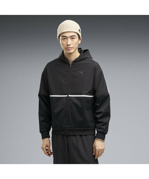 PUMA(プーマ)の「PUMA プーマ メンズ ESS エレベーテッド ウィンドブロック フルジップ フー(パーカー・メンズ・モスグリーン/ブラック/ライトグレー・XX-LARGE/X-LARGE/SMALL/MEDIUM/LARGE)」の2枚目の写真