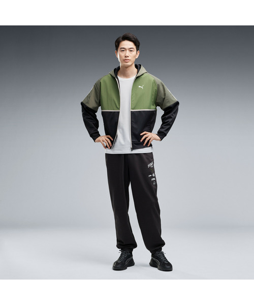 PUMA(プーマ)の「PUMA プーマ メンズ ESS エレベーテッド ウィンドブロック フルジップ フー(パーカー・メンズ・モスグリーン/ブラック/ライトグレー・XX-LARGE/X-LARGE/SMALL/MEDIUM/LARGE)」の13枚目の写真