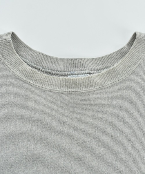 【90s】チャンピオン リバースウィーブ 無地 目無し スウェット グレー M USED】90's Champion 目無し リバースウィーブ スウェット（スウェット