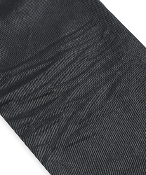 XTONZ（エクストーンズ）の「XP345 アイレットベルト付きサギングフレア コーティングチノパンツ (BLACK)（その他パンツ・レディース・その他・LARGE/MEDIUM/SMALL）」の2枚目の写真
