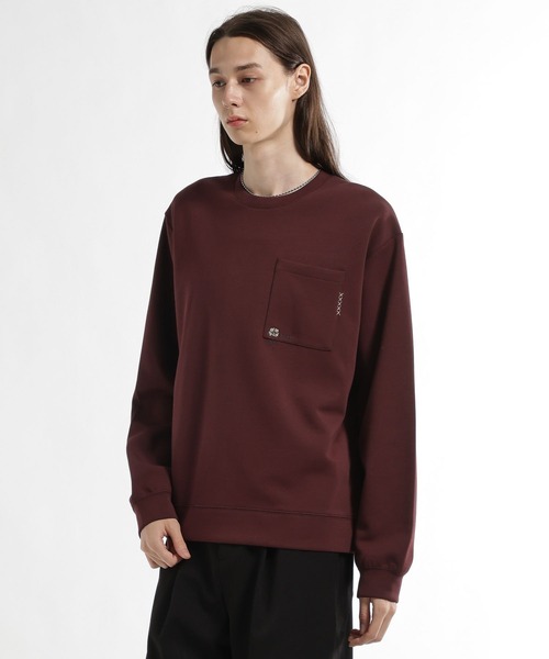 HARE(ハレ)の「ポケットミニロゴスウェット(HARE)(スウェット・メンズ・ホワイト/ブラック/グレー系その他/レッド・MEDIUM/SMALL)」の4枚目の写真
