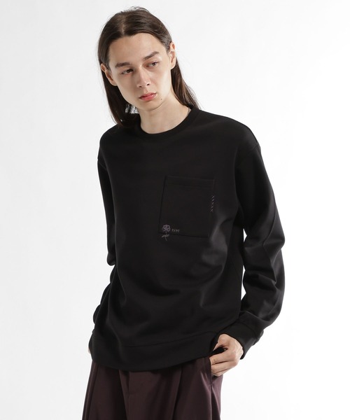HARE(ハレ)の「ポケットミニロゴスウェット(HARE)(スウェット・メンズ・ホワイト/ブラック/グレー系その他/レッド・MEDIUM/SMALL)」の2枚目の写真