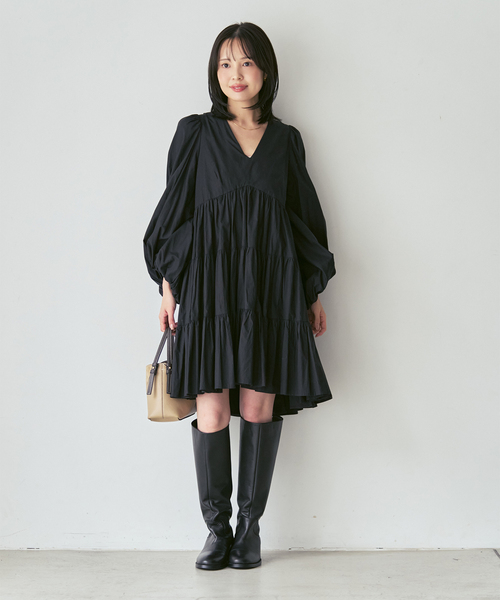 REMME(レメ)の「《追加2》REMME/レメ ロングブーツ(ブーツ・レディース・ブラック・23cm/24.5cm/24cm/23.5cm)」の9枚目の写真