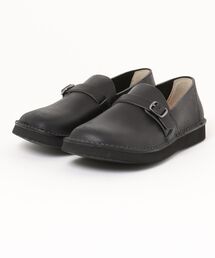 【Organic handloom】オーガニックハンドルーム BENGAL(ベンガル) 本革ワンベルトスリッポンシューズ