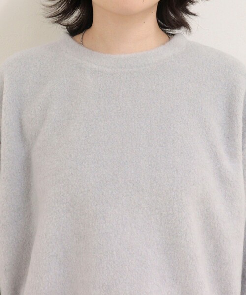fredy emue(フレディエミュ)の「ブークレ裾ドロストプルオーバー(Tシャツ/カットソー・レディース・ネイビー/グレー/アイボリー・38)」の17枚目の写真