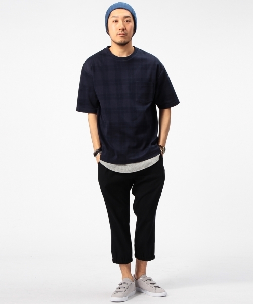 B:MING by BEAMS(ビーミングバイビームス)の「ビーミング by ビームス / ストレッチ7分丈パンツ(その他パンツ・メンズ・グレー/ネイビー・SMALL/LARGE/MEDIUM)」の5枚目の写真