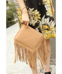 FIGARO Paris | GIANNI CHIARINI フリンジクラッチバッグ◆(クラッチバッグ)