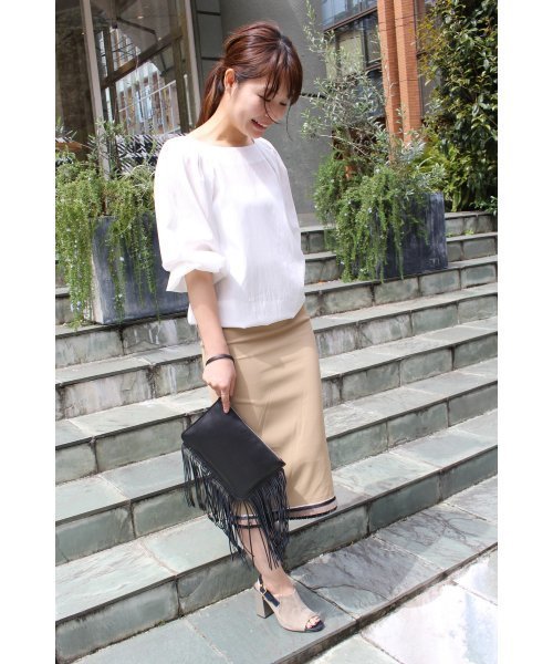 FIGARO Paris(フィガロパリ)の「GIANNI CHIARINI フリンジクラッチバッグ◆(クラッチバッグ・レディース・ブラック/ブラウン・FREE)」の15枚目の写真