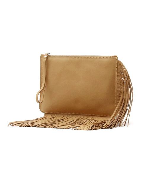 FIGARO Paris(フィガロパリ)の「GIANNI CHIARINI フリンジクラッチバッグ◆(クラッチバッグ・レディース・ブラック/ブラウン・FREE)」の11枚目の写真