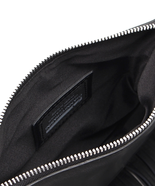 PERRIN フリンジ クラッチバッグ 黒 セール】GIANNI CHIARINI フリンジクラッチバッグ◇（クラッチ