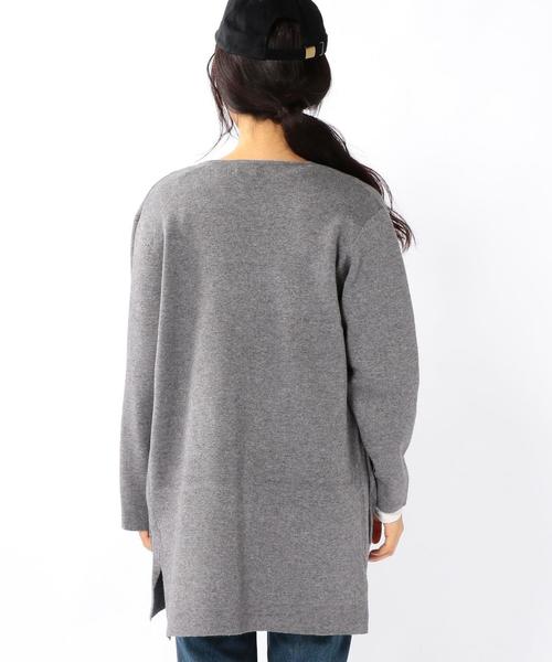 coen（コーエン）の「ミラノリブロングカーディガン（カーディガン/ボレロ・レディース・グレー/ベージュ/ネイビー・FREE）」の17枚目の写真