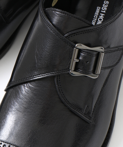 5351 POUR LES HOMMES（ゴーサンゴーイチプールオム）の「ﾄﾞﾚｽｼﾝｸﾞﾙﾓﾝｸｼｭｰｽﾞ（スニーカー・メンズ・ブラック・44/42/40）」の7枚目の写真