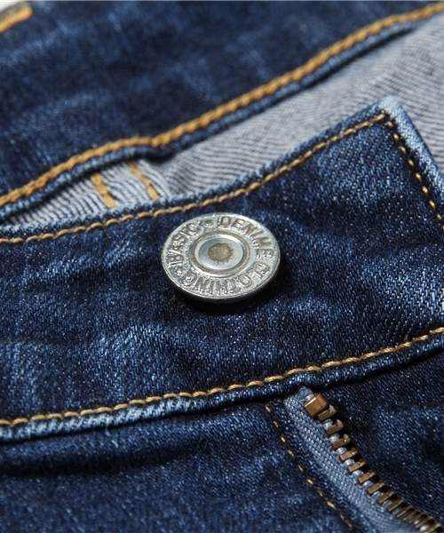 Denime（ドゥニーム）の「【MadeInJapan】クラッシュハイウェストスキニーデニム（デニムパンツ・レディース・インディゴブルー・X-SMALL/SMALL/MEDIUM）」の5枚目の写真