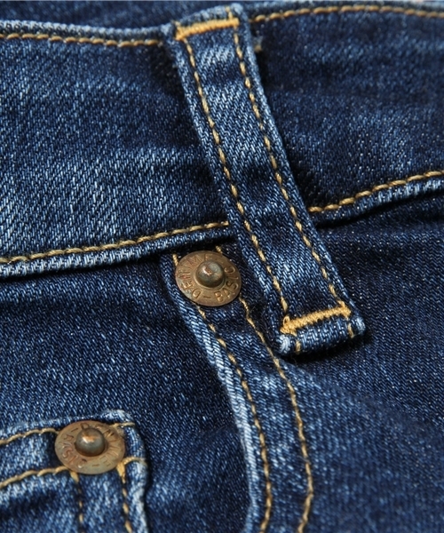 Denime（ドゥニーム）の「【MadeInJapan】クラッシュハイウェストスキニーデニム（デニムパンツ・レディース・インディゴブルー・X-SMALL/SMALL/MEDIUM）」の6枚目の写真