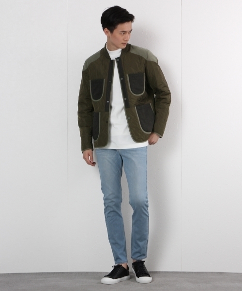 GLOBAL WORK（グローバルワーク）の「【一部店舗限定】サーモライトキルトジャケット/720833（その他アウター・メンズ・ネイビー/グリーン系その他・LARGE/MEDIUM）」の10枚目の写真