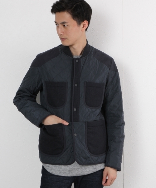 GLOBAL WORK（グローバルワーク）の「【一部店舗限定】サーモライトキルトジャケット/720833（その他アウター・メンズ・ネイビー/グリーン系その他・LARGE/MEDIUM）」の12枚目の写真