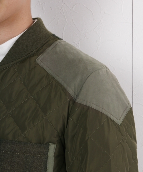 GLOBAL WORK（グローバルワーク）の「【一部店舗限定】サーモライトキルトジャケット/720833（その他アウター・メンズ・ネイビー/グリーン系その他・LARGE/MEDIUM）」の5枚目の写真