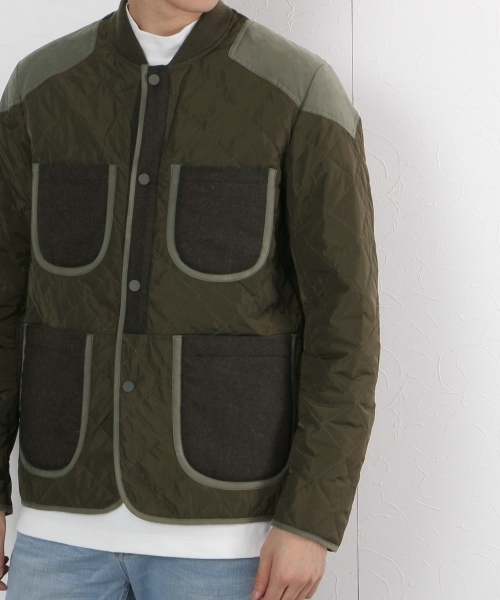 GLOBAL WORK（グローバルワーク）の「【一部店舗限定】サーモライトキルトジャケット/720833（その他アウター・メンズ・ネイビー/グリーン系その他・LARGE/MEDIUM）」の6枚目の写真