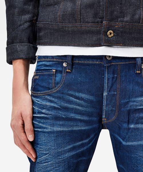 G-STAR（ジースター）の「3301 Slim Jeans（デニムパンツ・メンズ・ブルー系その他・31/33/30/32/28/29）」の6枚目の写真