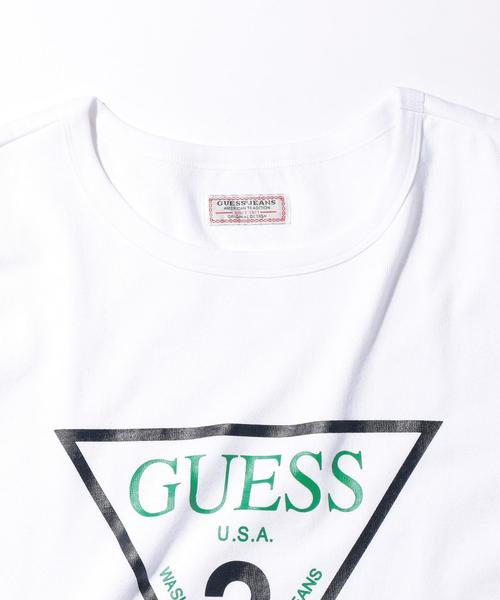 Guess(ゲス)の「<GUESS Originals> TRI LOGO TEE SS/Tシャツ(Tシャツ/カットソー・メンズ・ホワイト・LARGE/MEDIUM/SMALL)」の3枚目の写真