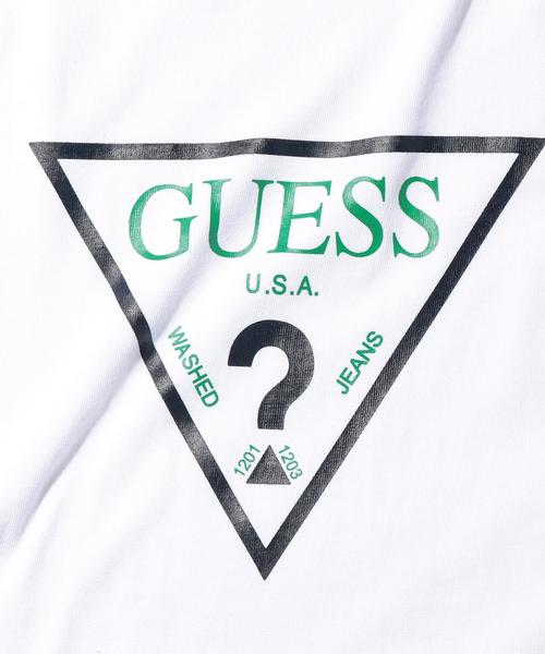 Guess(ゲス)の「<GUESS Originals> TRI LOGO TEE SS/Tシャツ(Tシャツ/カットソー・メンズ・ホワイト・LARGE/MEDIUM/SMALL)」の6枚目の写真