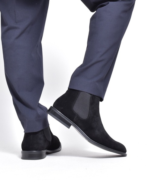 MM/ONE（エムエムワン）の「フェイクスエード サイドゴア ドレスブーツ ビジネス（ブーツ・メンズ・ブラック/ダークブラウン・40/42/44/41/43/45/46）」の13枚目の写真