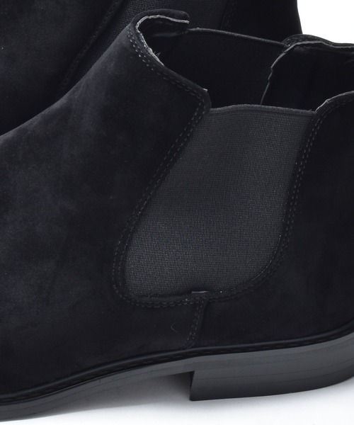 MM/ONE（エムエムワン）の「フェイクスエード サイドゴア ドレスブーツ ビジネス（ブーツ・メンズ・ブラック/ダークブラウン・40/42/44/41/43/45/46）」の6枚目の写真