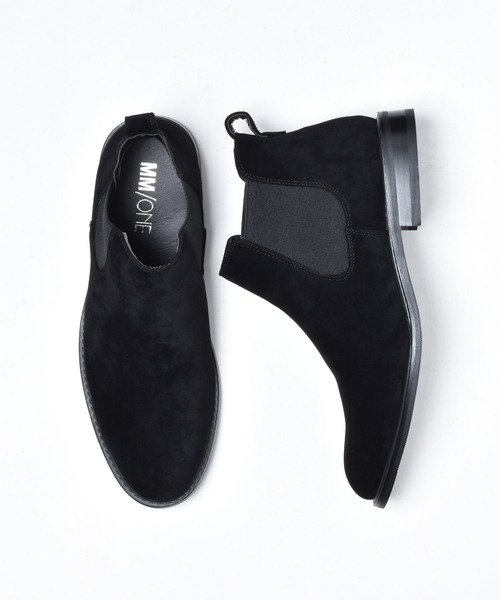 MM/ONE（エムエムワン）の「フェイクスエード サイドゴア ドレスブーツ ビジネス（ブーツ・メンズ・ブラック/ダークブラウン・40/42/44/41/43/45/46）」の12枚目の写真