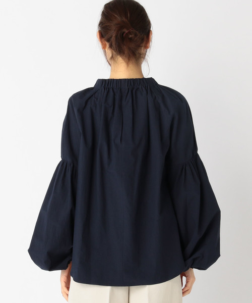 Liesse（リエス）の「袖ふんわりプルオーバー（シャツ/ブラウス・レディース・ベージュ/ネイビー/オフホワイト・FREE）」の5枚目の写真