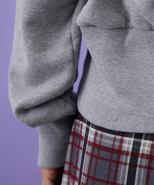 STUDIOUS(ステュディオス)の「【STUDIOUS】箔プリントカレッジスウェット(スウェット・レディース・グレー/ホワイト・1)」の9枚目の写真