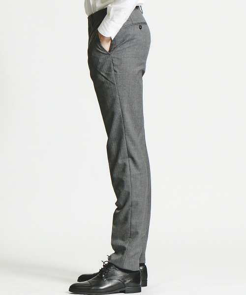 ABAHOUSE（アバハウス）の「【NEW ZEALAND WOOL】ウールドビースラックス（スラックス・メンズ・グレー/ブラック/ネイビー・1/3/2/4）」の5枚目の写真
