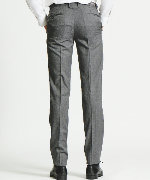 ABAHOUSE（アバハウス）の「【NEW ZEALAND WOOL】ウールドビースラックス（スラックス・メンズ・グレー/ブラック/ネイビー・1/3/2/4）」の6枚目の写真