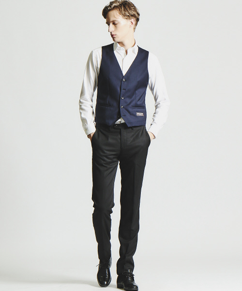 ABAHOUSE（アバハウス）の「【NEW ZEALAND WOOL】ウールドビースラックス（スラックス・メンズ・グレー/ブラック/ネイビー・1/3/2/4）」の14枚目の写真