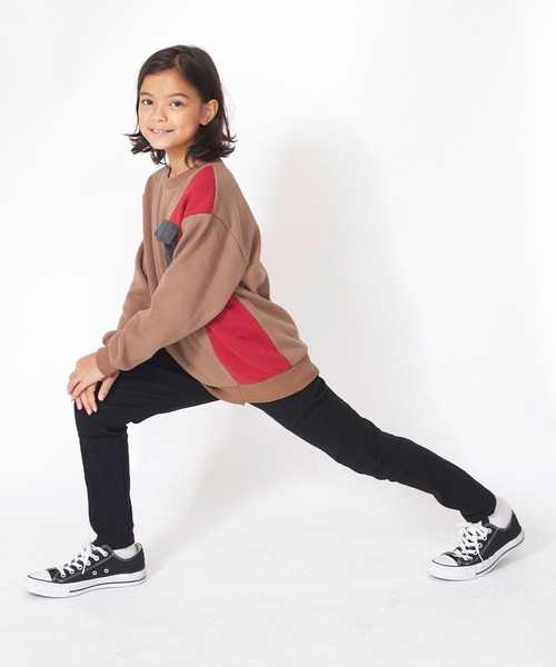 KRIFF MAYER Kid's Collection（クリフメイヤーキッズコレクション）の「マイニチスタイリッシュパンツ（テーパードタイプ）（チノパンツ・キッズ・ベージュ/ネイビー/カーキ/チャコール/ダークグレー・120/130/140/150/160）」の20枚目の写真