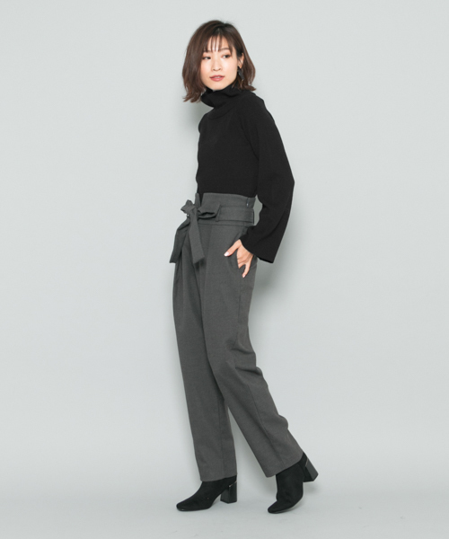 SENSE OF PLACE by URBAN RESEARCH(センスオブプレイスバイアーバンリサーチ)の「ストレッチハイネックセーター(ニット/セーター・レディース・ライトブルー/ブラック/ベージュ系その他・FREE)」の18枚目の写真