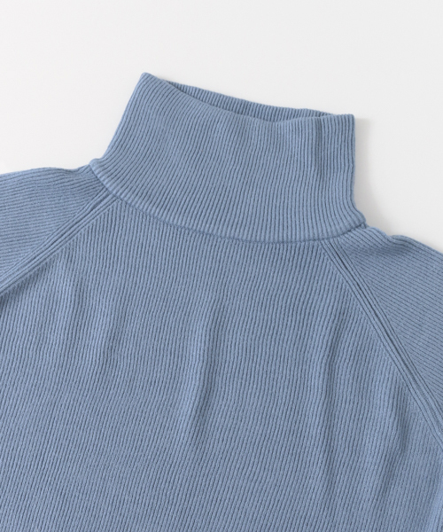 SENSE OF PLACE by URBAN RESEARCH(センスオブプレイスバイアーバンリサーチ)の「ストレッチハイネックセーター(ニット/セーター・レディース・ライトブルー/ブラック/ベージュ系その他・FREE)」の5枚目の写真