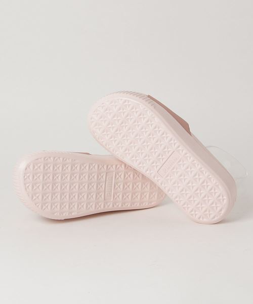 PUMA(プーマ)の「プラットフォーム スライド ウィメンズ EP (WOMEN)(サンダル・レディース・ベージュ/ブラック・22.0cm/23.0cm/25.0cm/24.0cm)」の5枚目の写真