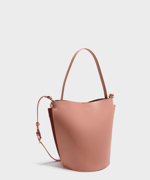 CHARLES & KEITH(チャールズ & キース)の「ストラクチャートートバッグ / STRUCTURED TOTE BAG(トートバッグ・レディース・ブラック/ピンク系その他・XL)」の5枚目の写真
