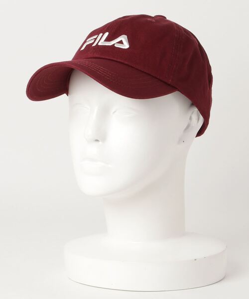 FILA(フィラ)の「【FILA/フィラ】ロゴローキャップ ブランドロゴ 刺繍(キャップ・レディース・ホワイト/ブラック/レッド/オリーブ/ネイビー/ベージュ/エンジ/ライトピンク/オレンジ/パープル・FREE)」の8枚目の写真