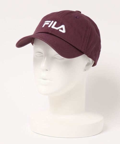 FILA(フィラ)の「【FILA/フィラ】ロゴローキャップ ブランドロゴ 刺繍(キャップ・レディース・ホワイト/ブラック/レッド/オリーブ/ネイビー/ベージュ/エンジ/ライトピンク/オレンジ/パープル・FREE)」の7枚目の写真