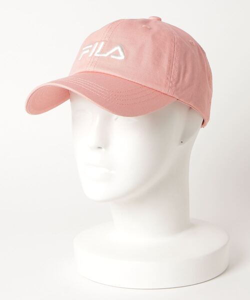 FILA(フィラ)の「【FILA/フィラ】ロゴローキャップ ブランドロゴ 刺繍(キャップ・レディース・ホワイト/ブラック/レッド/オリーブ/ネイビー/ベージュ/エンジ/ライトピンク/オレンジ/パープル・FREE)」の1枚目の写真