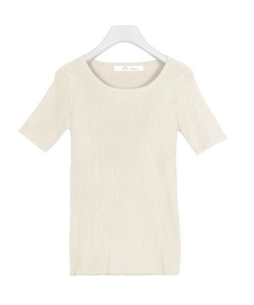 KOBE LETTUCE(コウベレタス)の「選べるデザイン 半袖ベーシックリブニットトップス(ニット/セーター・レディース・その他1/その他2/その他3/ホワイト系その他/ブラック系その他/グレー系その他/グリーン系その他/ブルー系その他/パープル系その他/イエロー系その他/ピンク系その他/ホワイト系その他2/ホワイト系その他3/ブラック系その他2/ブラック系その他3/グレー系その他2/グレー系その他3/グリーン系その他2/グリーン系その他3/ブルー系その他2/ブルー系その他3/ブルー系その他4/ブルー系その他5/ブルー系その他6/パープル系その他2/パープル系その他3/イエロー系その他2/イエロー系その他3/ピンク系その他2/ピンク系その他3/ピンク系その他4/ブラック系その他4/ホワイト系その他4/パープル系その他4/その他4/ネイビー/グリーン系その他6/イエロー系その他6/グリーン/マスタード/グリーン系その他4/イエロー系その他4/グリーン系その他5/イエロー系その他5/グレー系その他4/ホワイト系その他5/ラベンダー/ブルー系その他7/その他5/ホワイト系その他6/グレー系その他5/パープル系その他5/その他15/ブラック系その他5/その他7/その他18/その他9/その他10/オレンジ系その他3/オレンジ系その他4/ライトグレー/ブラック/オレンジ/ブラウン系その他4/その他6/モカ/オレンジ系その他/ブラウン系その他/ブラウン系その他3/ホワイト系その他7/ピンク系その他5/ライトカーキ/ブラウン/その他19/ピンク系その他6/グリーン系その他7/ブラウン系その他2/その他20/ピンク系その他7/その他23/ブラウン系その他5/その他21/その他22/ブラウン系その他6/その他25/その他26/その他27/レッド系その他/ボルドー/レッド系その他2/レッド系その他3/ブラウン系その他7/その他28/その他29/その他30/その他31/ベージュ系その他3/ミント/ピンク/ベージュ系その他/ベージュ系その他2/その他32/その他33/グレイッシュベージュ/その他14/その他12/その他13/その他11/その他/その他17/その他16/ライトピンク/ブラウン系2/ブラック系2/ブラック系1/サックスブルー/ホワイト系1/サックスブルー系2/イエロー系その他7/ネイビー系/ネイビー系3/サックスブルー系/ホワイト系/イエロー/ネイビー系1/ブラウン系3/サックスブルー系1/ホワイト系2/ブラウン系1/ブラック系/ブラック系3/ネイビー系2/ブラウン系/ホワイト/ブラック系4/ホワイト系4/ピンク系/ブルー系2/ホワイト系3/ベージュ系/ブルー系1/ピンク系1/ネイビー系4/ライトベージュ/ベージュ系1/ピンク系2/サーモンピンク/ブルー系3/サックスブルー系3/ブルー系/ベージュ系2/グリーン系2/ブラウン系4/ブラウン系6/ブラウン系5/グリーン系/ピンク系4/ピンク系6/グリーン系1/ピンク系3/グリーン系3/ピンク系5/ブラウン系7/ブラック系5/ブルー系6/ネイビー系5/ホワイト系6/ホワイト系5/ブルー系7/ブルー系4/オリーブ系/ベビーピンク/ピンク系9/オリーブ系3/ピンク系8/オリーブ系2/ブルー系5/ピンク系7/オリーブ系1/パープル系3/パープル系2/その他34/その他35/ホワイト系7/グレー/グレー系1/グリーン系5/グリーン系6/グリーン系4/ブラウン系8/グレー系2/グレー系3/ワインレッド/レッド系2/レッド系1/レッド系・1/5/2/FREE/3/4/6/7)」の9枚目の写真