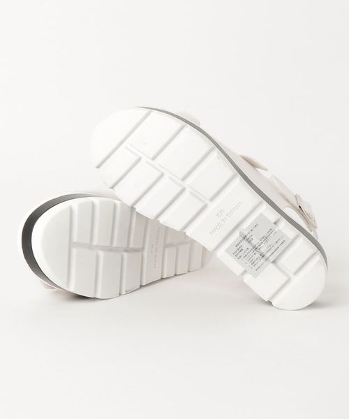 YOSUKE（ヨースケ）の「「YOSUKE/ヨースケ」厚底スポーティサンダル（サンダル・レディース・ホワイト/ブラック・23/24/25/24.5/23.5）」の4枚目の写真