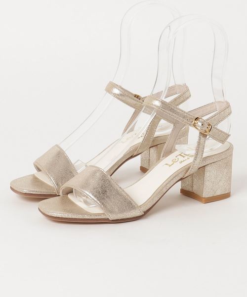 LE TALON（ルタロン）の「5cmアンクルストラップサンダル（サンダル・レディース・レッド/ゴールド/イエロー/スカイブルー・SMALL/MEDIUM/LARGE/X-LARGE/X-SMALL）」の4枚目の写真