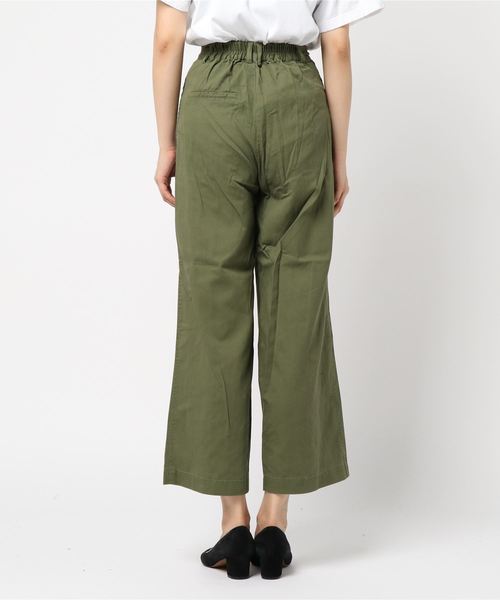 WEGO（ウィゴー）の「WEGO/チノベイカーワイドパンツ（チノパンツ・レディース・カーキ/ホワイト/ベージュ・MEDIUM/SMALL/LARGE）」の5枚目の写真